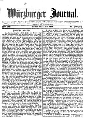 Würzburger Journal Mittwoch 6. Mai 1868