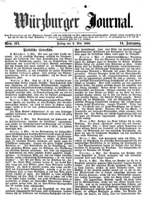 Würzburger Journal Freitag 8. Mai 1868