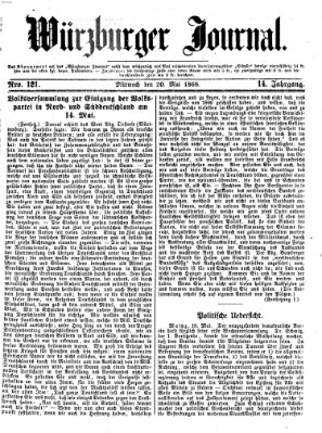 Würzburger Journal Mittwoch 20. Mai 1868