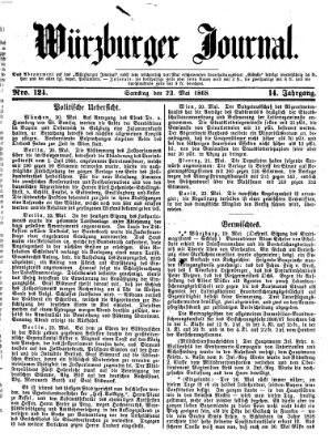 Würzburger Journal Samstag 23. Mai 1868