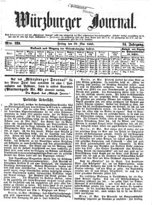 Würzburger Journal Freitag 29. Mai 1868