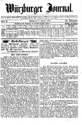 Würzburger Journal Montag 4. Januar 1869