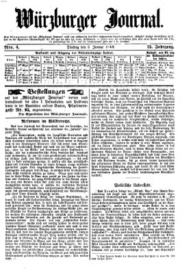 Würzburger Journal Dienstag 5. Januar 1869