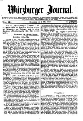 Würzburger Journal Donnerstag 6. Mai 1869