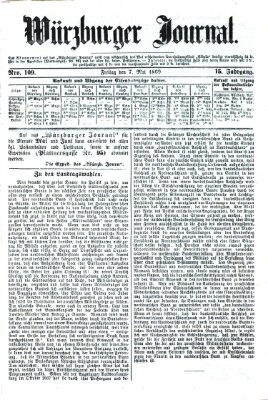 Würzburger Journal Freitag 7. Mai 1869