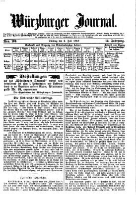 Würzburger Journal Dienstag 6. Juli 1869