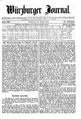 Würzburger Journal Freitag 20. August 1869