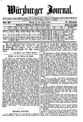 Würzburger Journal Montag 30. August 1869