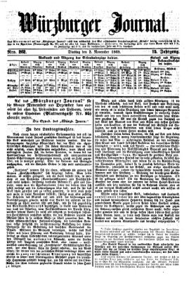 Würzburger Journal Dienstag 2. November 1869