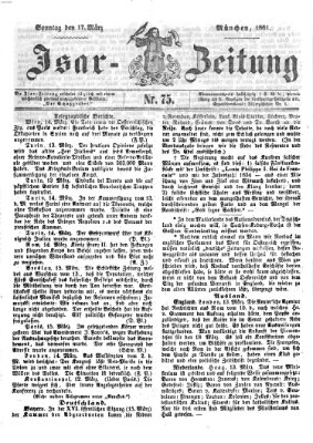 Isar-Zeitung (Bayerische Landbötin) Sonntag 17. März 1861