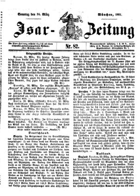 Isar-Zeitung (Bayerische Landbötin) Sonntag 24. März 1861