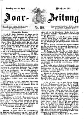 Isar-Zeitung (Bayerische Landbötin) Dienstag 30. April 1861