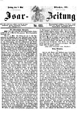 Isar-Zeitung (Bayerische Landbötin) Freitag 3. Mai 1861