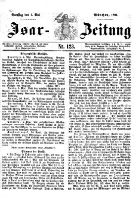 Isar-Zeitung (Bayerische Landbötin) Samstag 4. Mai 1861