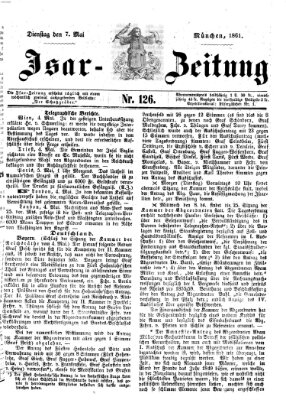 Isar-Zeitung (Bayerische Landbötin) Dienstag 7. Mai 1861