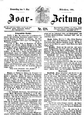 Isar-Zeitung (Bayerische Landbötin) Donnerstag 9. Mai 1861