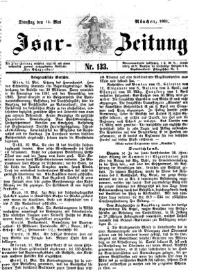 Isar-Zeitung (Bayerische Landbötin) Dienstag 14. Mai 1861