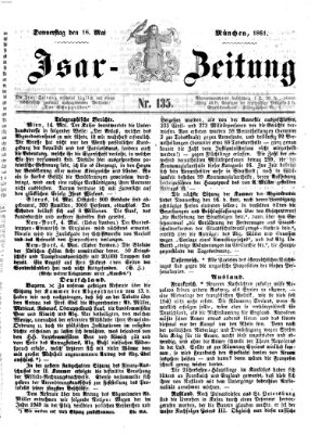 Isar-Zeitung (Bayerische Landbötin) Donnerstag 16. Mai 1861