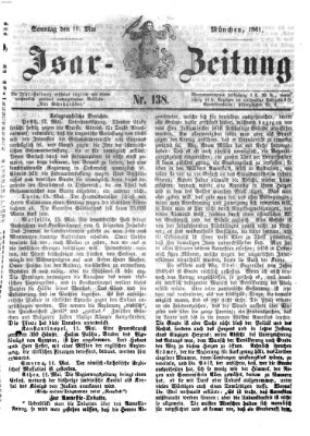 Isar-Zeitung (Bayerische Landbötin) Sonntag 19. Mai 1861