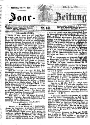 Isar-Zeitung (Bayerische Landbötin) Sonntag 26. Mai 1861