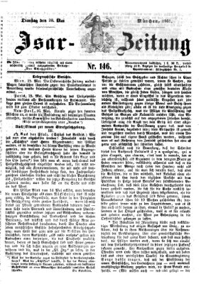 Isar-Zeitung (Bayerische Landbötin) Dienstag 28. Mai 1861