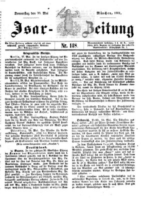 Isar-Zeitung (Bayerische Landbötin) Donnerstag 30. Mai 1861