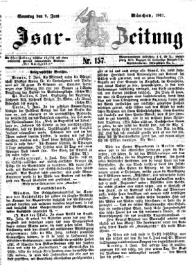 Isar-Zeitung (Bayerische Landbötin) Sonntag 9. Juni 1861