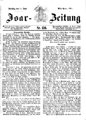 Isar-Zeitung (Bayerische Landbötin) Dienstag 11. Juni 1861