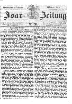 Isar-Zeitung (Bayerische Landbötin) Sonntag 1. September 1861