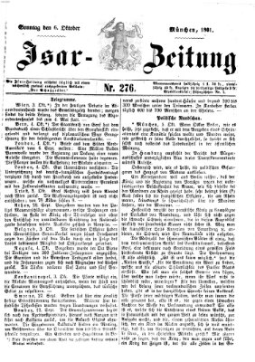 Isar-Zeitung (Bayerische Landbötin) Sonntag 6. Oktober 1861