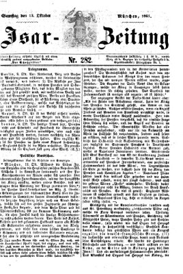 Isar-Zeitung (Bayerische Landbötin) Samstag 12. Oktober 1861