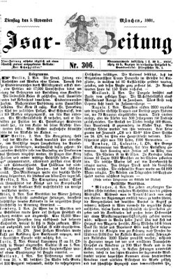 Isar-Zeitung (Bayerische Landbötin) Dienstag 5. November 1861