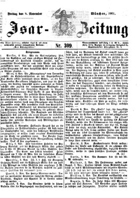 Isar-Zeitung (Bayerische Landbötin) Freitag 8. November 1861