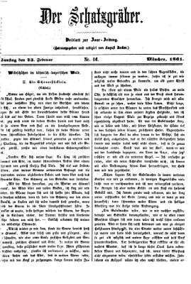 Der Schatzgräber (Bayerische Landbötin) Samstag 23. Februar 1861