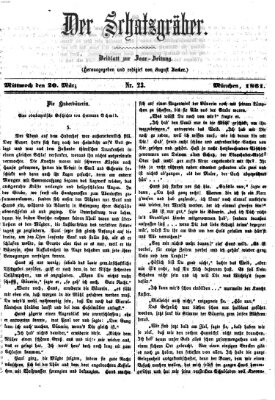 Der Schatzgräber (Bayerische Landbötin) Mittwoch 20. März 1861