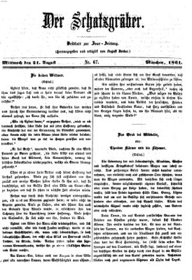 Der Schatzgräber (Bayerische Landbötin) Mittwoch 21. August 1861