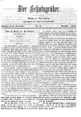 Der Schatzgräber (Bayerische Landbötin) Samstag 7. September 1861