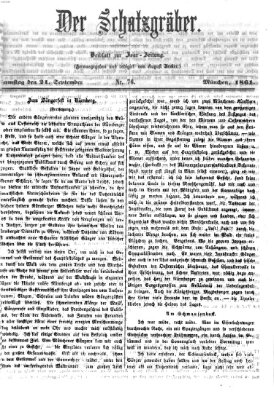 Der Schatzgräber (Bayerische Landbötin) Samstag 21. September 1861