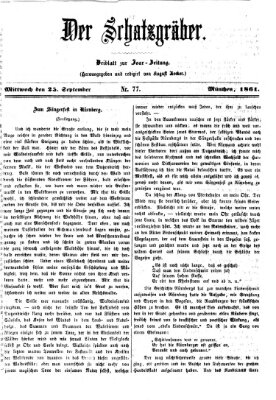 Der Schatzgräber (Bayerische Landbötin) Mittwoch 25. September 1861