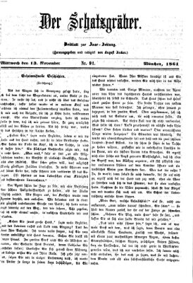 Der Schatzgräber (Bayerische Landbötin) Mittwoch 13. November 1861