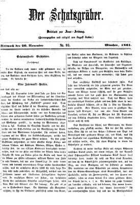 Der Schatzgräber (Bayerische Landbötin) Mittwoch 20. November 1861