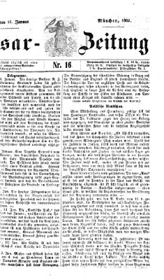 Isar-Zeitung (Bayerische Landbötin) Freitag 17. Januar 1862