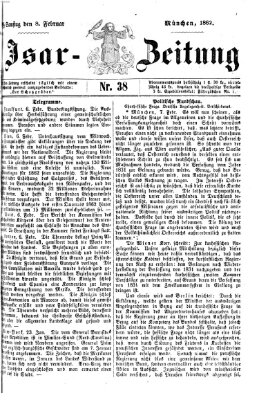 Isar-Zeitung (Bayerische Landbötin) Samstag 8. Februar 1862