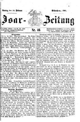 Isar-Zeitung (Bayerische Landbötin) Sonntag 16. Februar 1862