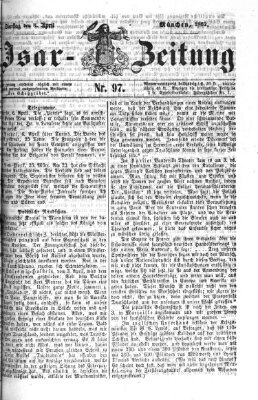 Isar-Zeitung (Bayerische Landbötin) Dienstag 8. April 1862