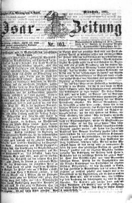 Isar-Zeitung (Bayerische Landbötin) Sonntag 13. April 1862