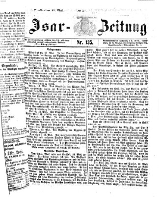 Isar-Zeitung (Bayerische Landbötin) Samstag 17. Mai 1862