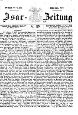 Isar-Zeitung (Bayerische Landbötin) Mittwoch 21. Mai 1862