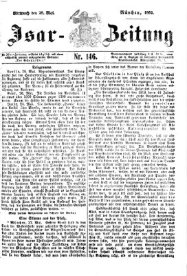 Isar-Zeitung (Bayerische Landbötin) Mittwoch 28. Mai 1862