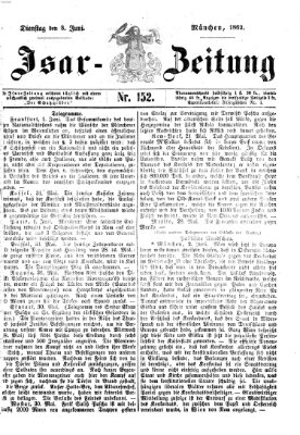 Isar-Zeitung (Bayerische Landbötin) Dienstag 3. Juni 1862